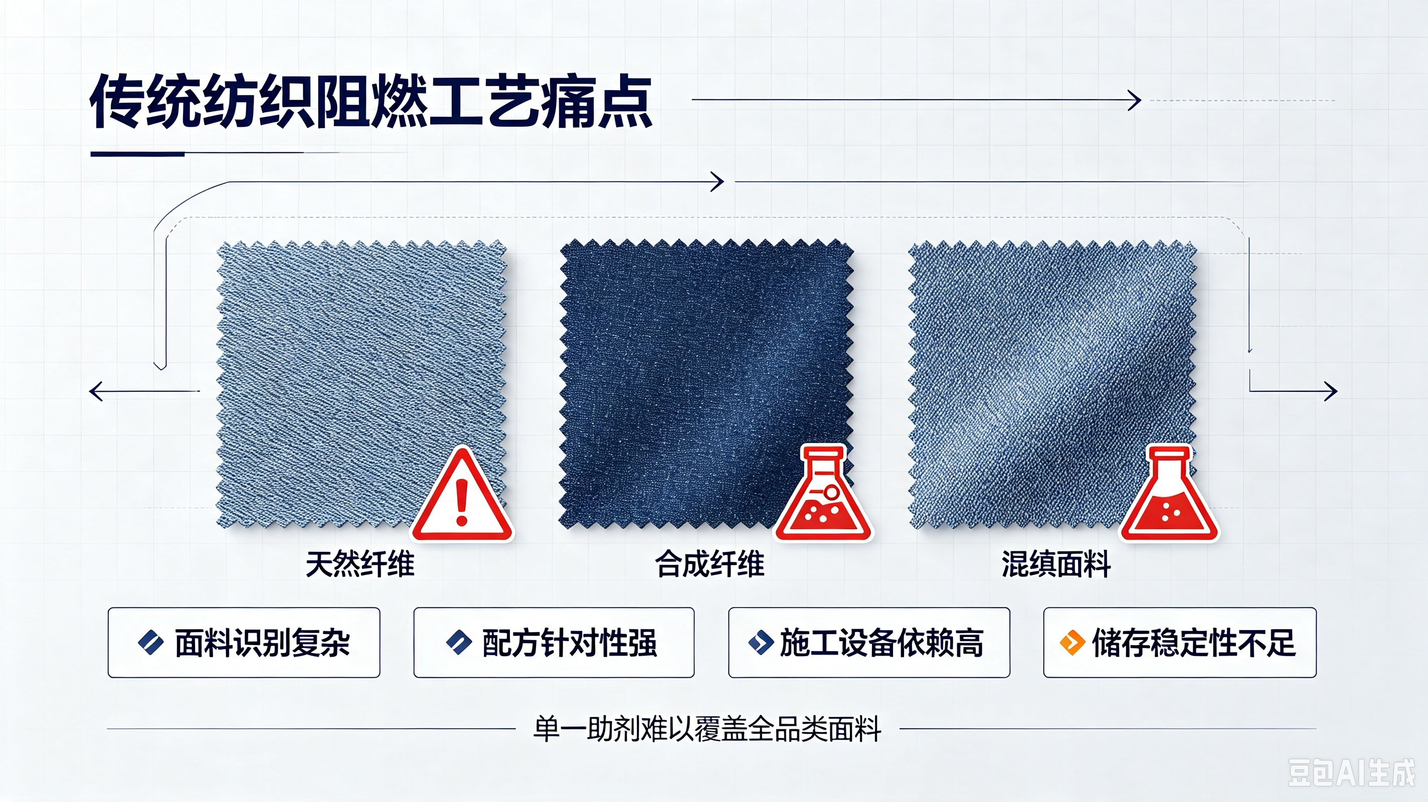 溴化銨廠家詳解：多功能紡織品專用阻燃配方及常溫施工工藝